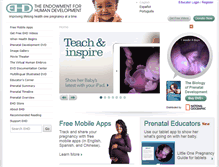 Tablet Screenshot of ehd.org